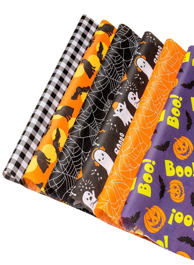 MAYPLUSS Wrapping Tissue Paper - 90 Sheets - Halloween Design - 13.7 inch X 19.7 inch Per Sheet - Image 3